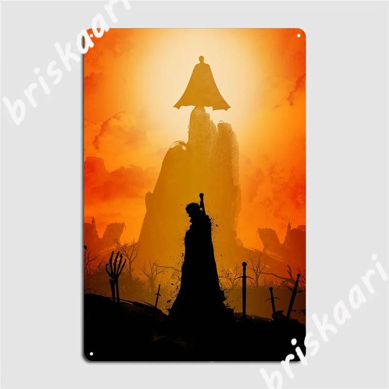 

Berserk Guts Metal Sign Club Party Create Plaques Kitchen Tin Sign Poster