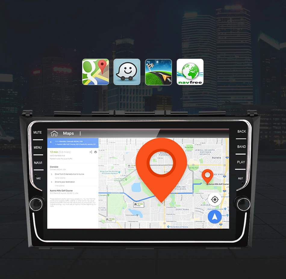 Eunavi автомобильный dvd-плеер gps Navi для Honda CRV 2007-2011 ips емкостный экран 1024*600+ wifi+ BT+ SWC+ RDS+ Android 9,0+ 4G ram PX6
