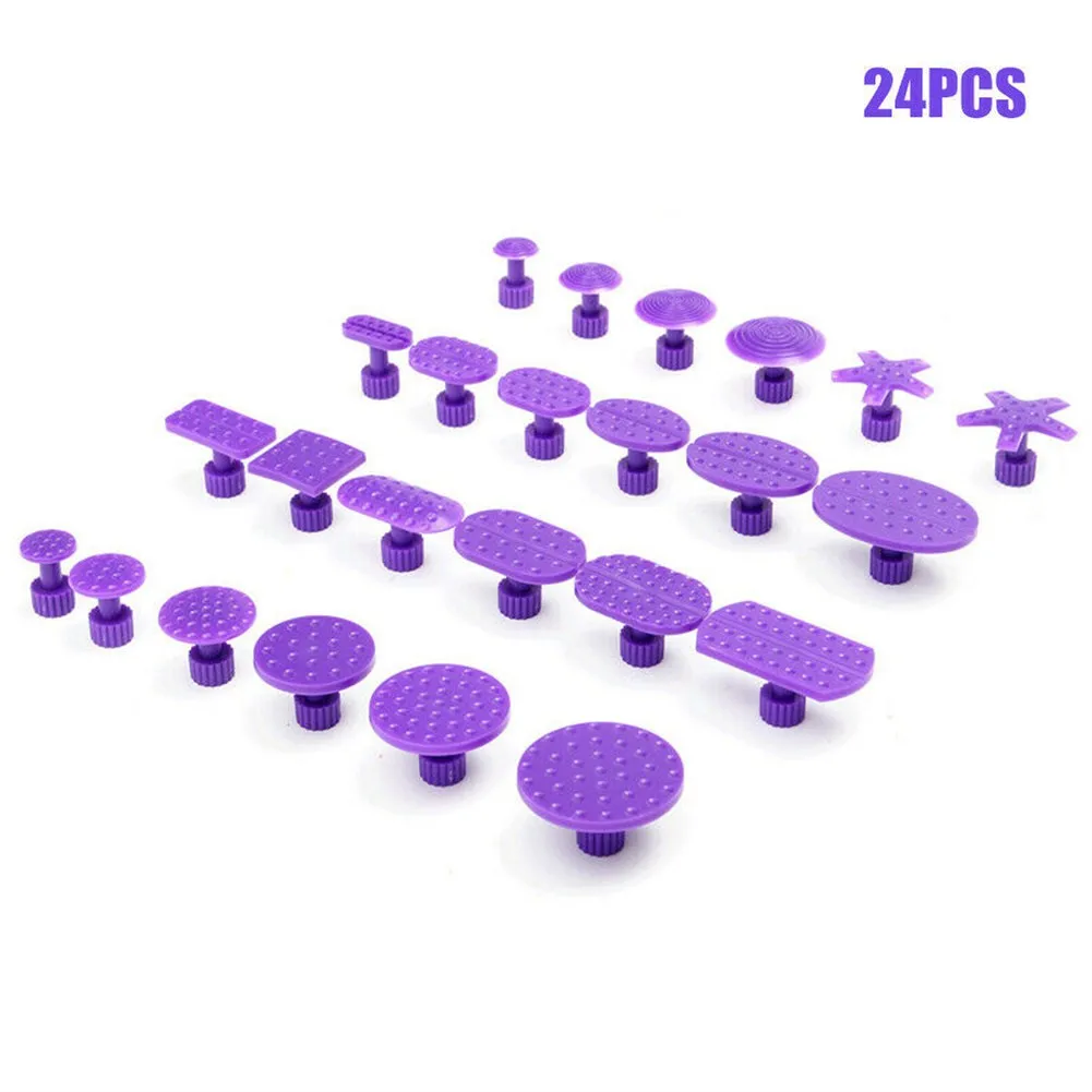 

24PCS Pulling Tabs Car Body Paintless Hail Dent Removal Repair Tool Glue Puller Repair Dents To Avoid Damage To The Paint.