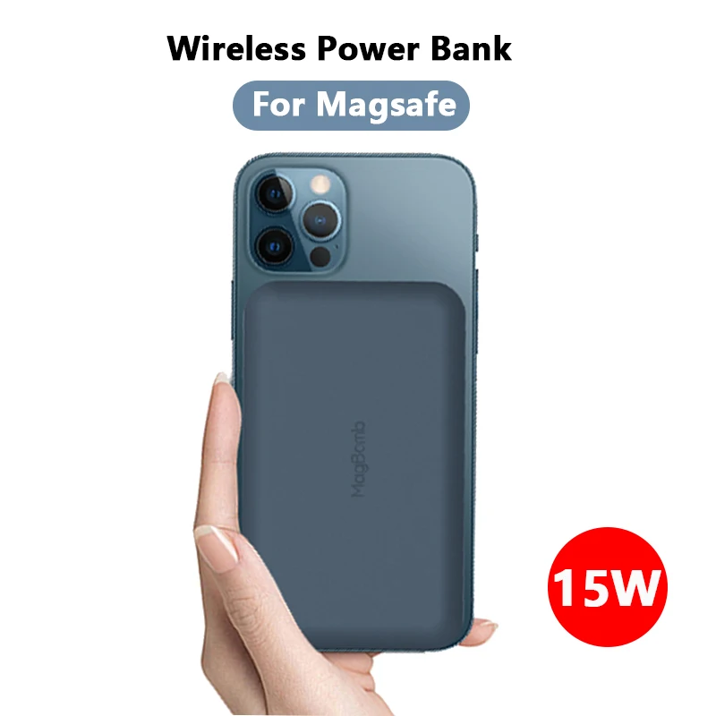 For Magsafe 12 12Pro 12pro Max xiaomi Magnetic wireless charging mobile power iphone external auxiliary battery magnet charger