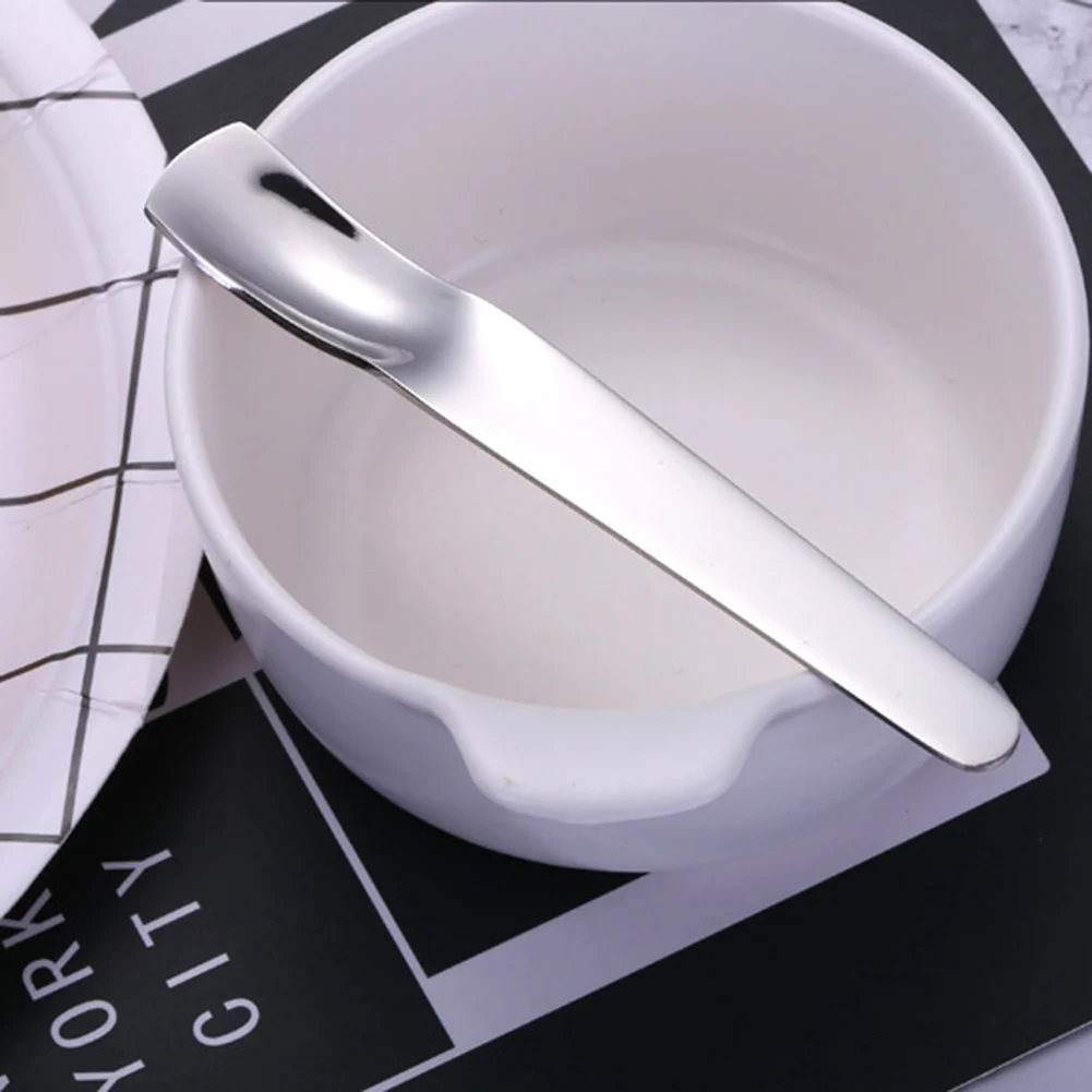 1/5 шт Кухня из нержавеющей стали дессертная ложка Мороженое йогурт для