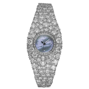 Часы женские кварцевые в японском стиле, модные украшения со стразами, Браслет-наручные, с украшением в виде ракушки, подарок на день рождения, для девочек