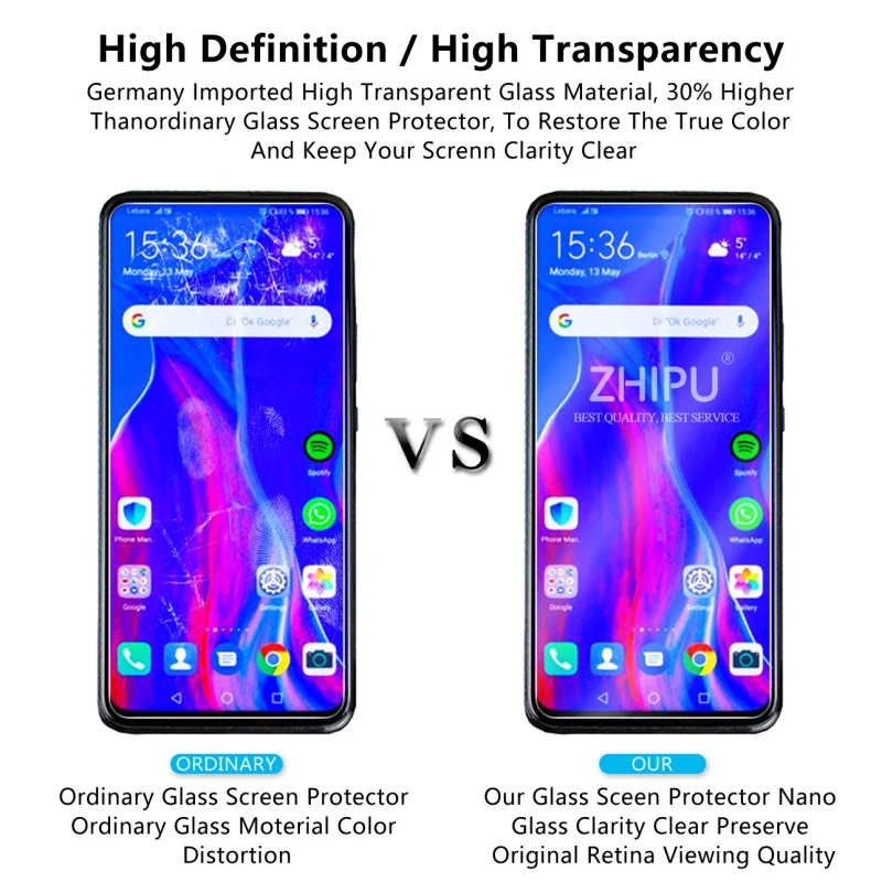 Фото Tempered Glass For Huawei P smart Pro 2019 Screen Protector 2.5D 9H Protective Film Мобильные телефоны и аксессуары Tempered Glass For Huawei P smart Pro 2019 Screen Protector 2.5D 9H Protective Film Мобильные телефоны и аксессуары
