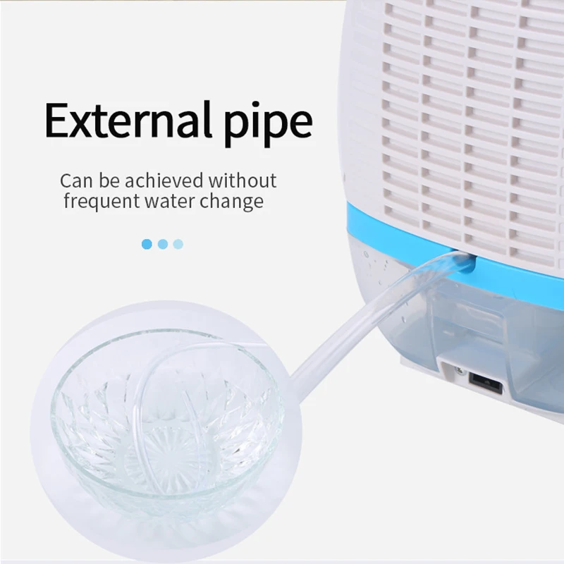 

Dehumidifier Portable Mini Electric Dehumidifier Ultra Quiet Air Cleaner for Home, Kitchen, Garage, Wardrobe, Basement EU Plug