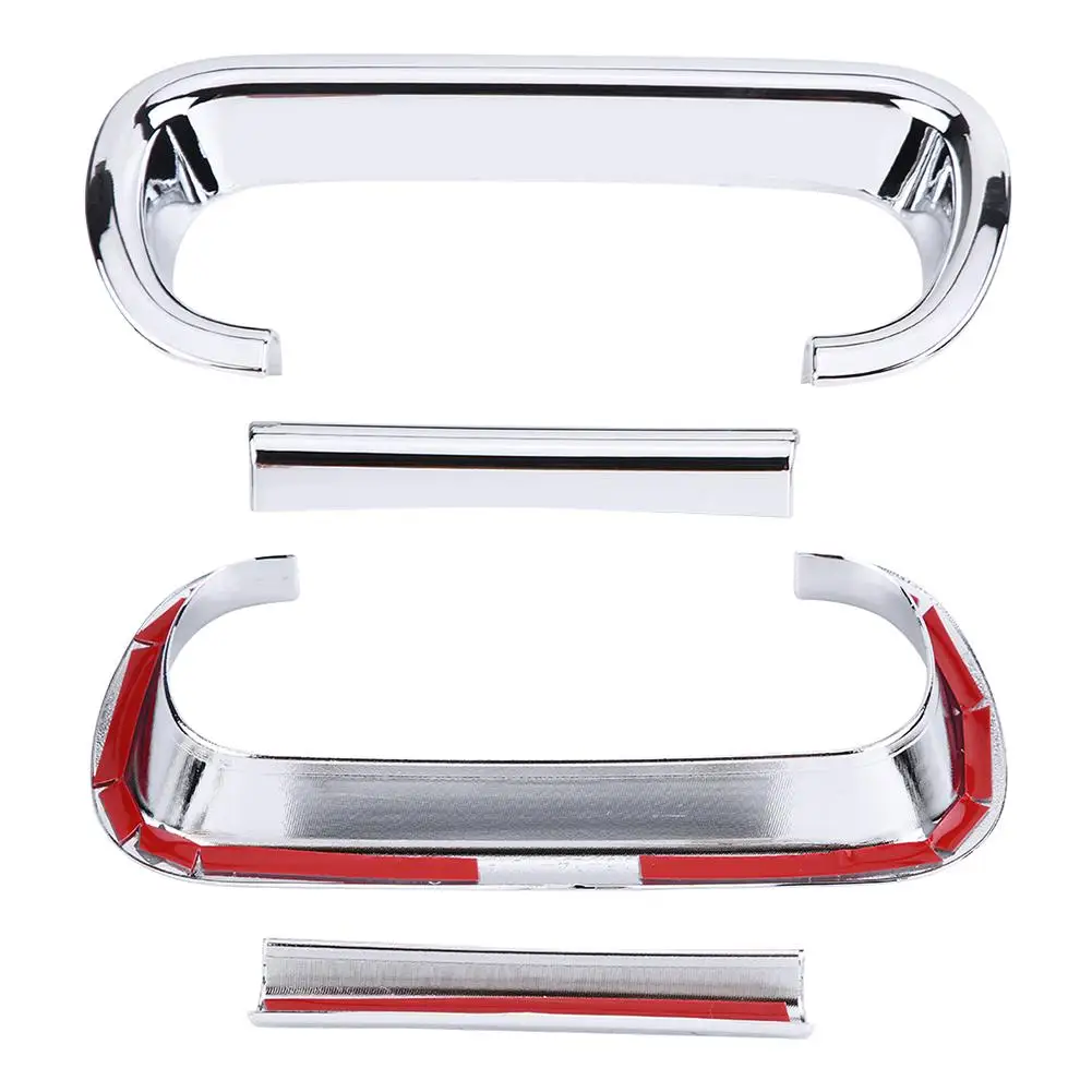 Серебро хромированный Автомобильный задний стоп сигнал опорная светильник