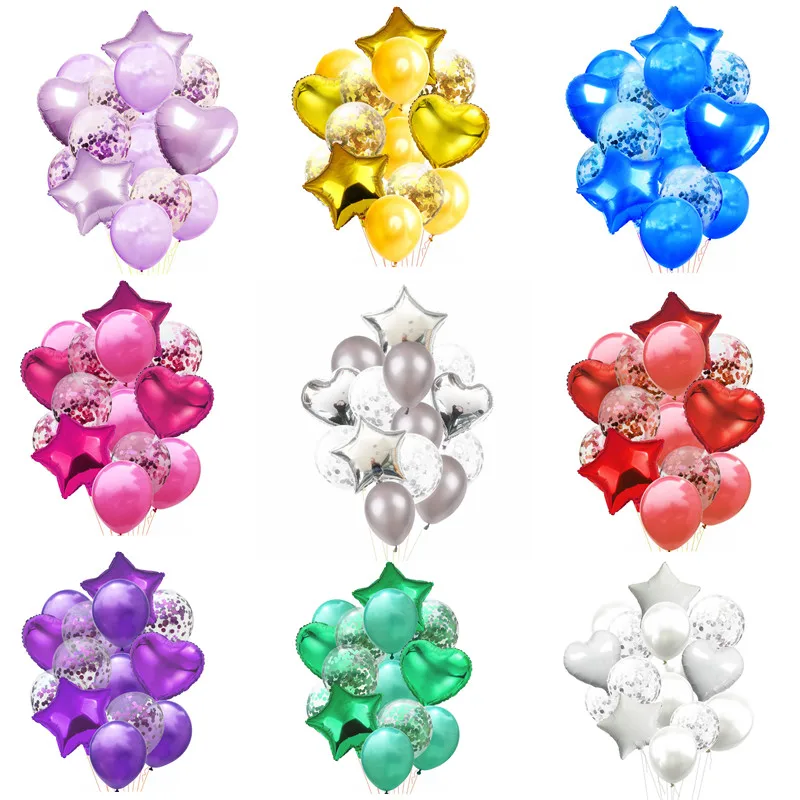 14 шт. декоративные гелиевые шары из латекса|Воздушные и аксессуары| |
