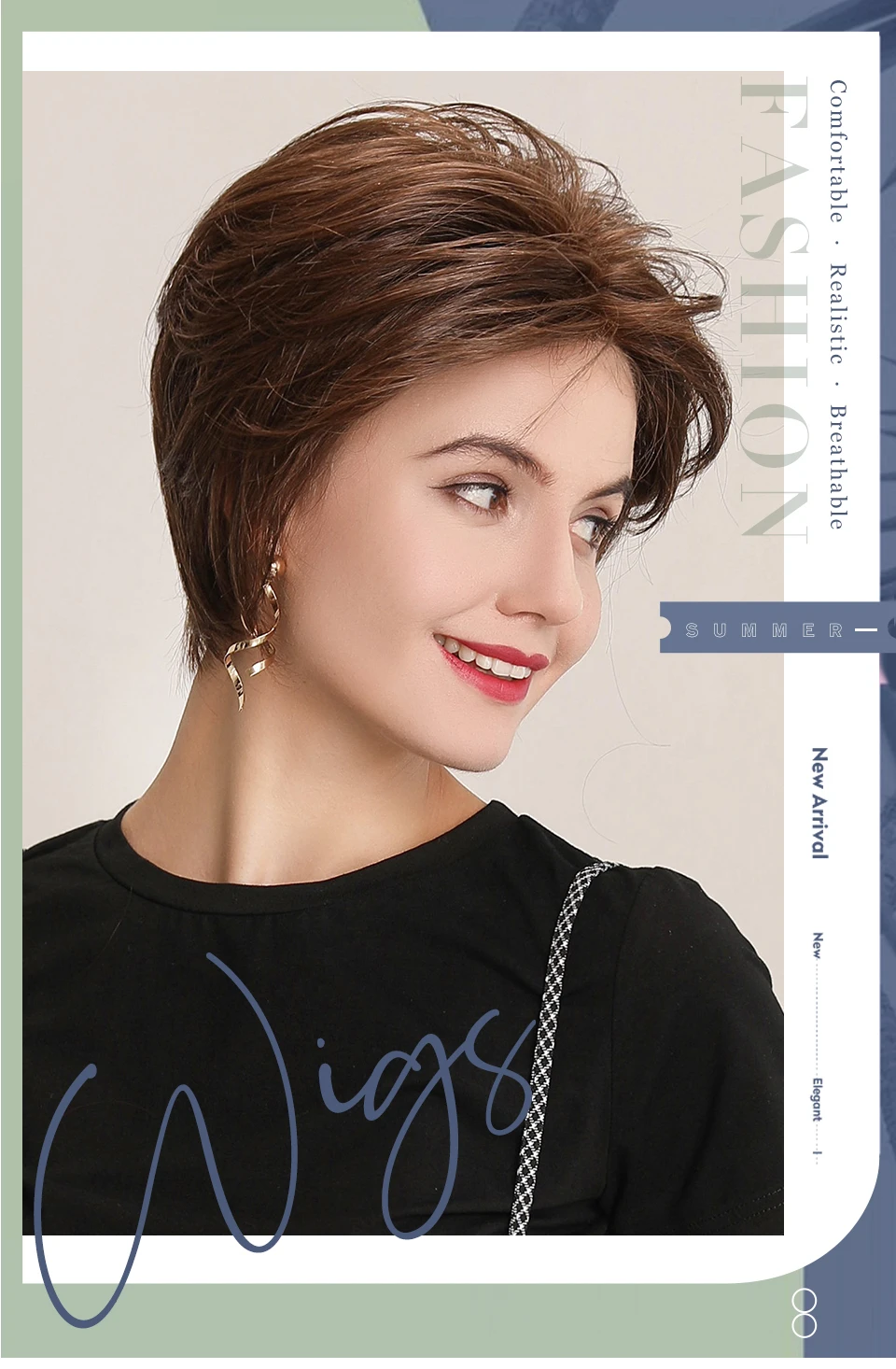 Haircube синтетические парики на кружеве 6 дюймов 50% человеческие волосы смесь Pixie Cut короткие волосы парик с натуральной линией волос для женщин 4 цвета