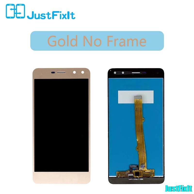 gold no frame Для huawei Nova Young 4G LTE/Y6 /Y5 MYA-L11 MYA-L41 ЖК-дисплей кодирующий преобразователь сенсорного экрана в сборе с рамкой - Цвет: gold no frame