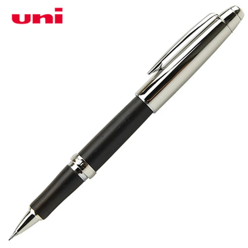 Mitsubishi Uni M5-5015 механический карандаш 0,5 мм древесины дуба + позолоченный металлический автоматический карандаш письменные принадлежности Оф...