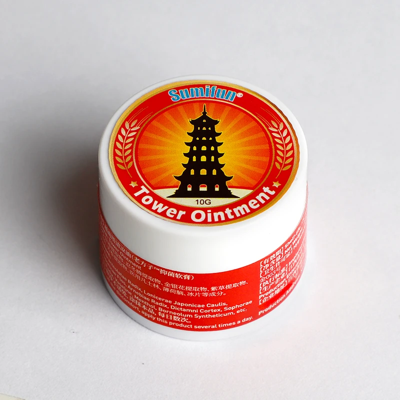 

Sumifun 1pcs Vietnam Tower Cooling Ointment Cold Headache Stomachache Dizziness Heat Stroke Insect Stings Herbal Oil