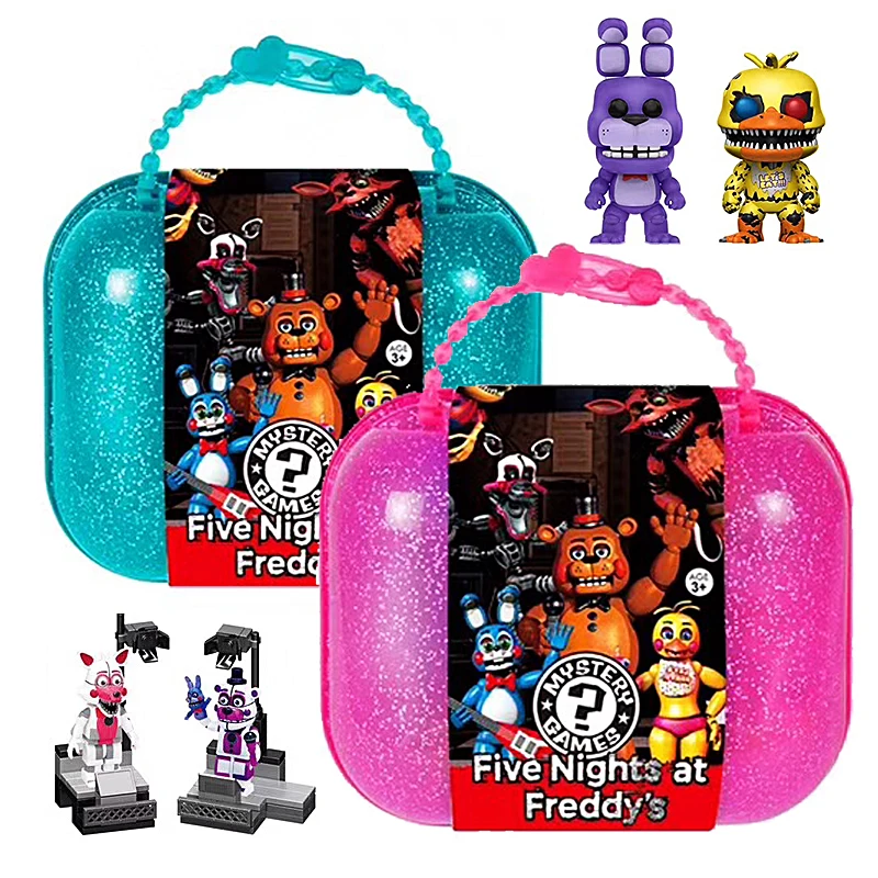 Игрушки пять ночей у Фредди ПВХ экшн фигурки FNAF Бонни и Чика Foxy Funtime фазбер