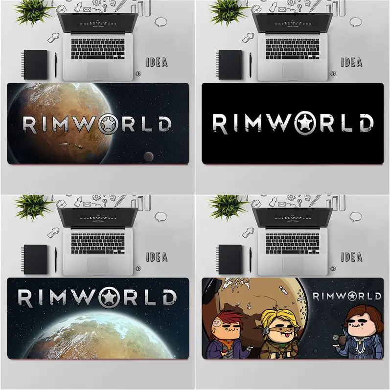 Maiya высококачественный силиконовый большой маленький коврик для мыши RimWorld