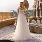 Женское пляжное свадебное платье, ТРАПЕЦИЕВИДНОЕ ПЛАТЬЕ в мусульманском стиле