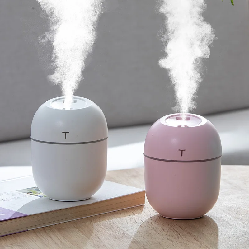 

Увлажнитель воздуха ультразвуковой с мини-USB, 220 мл, 3 цвета
