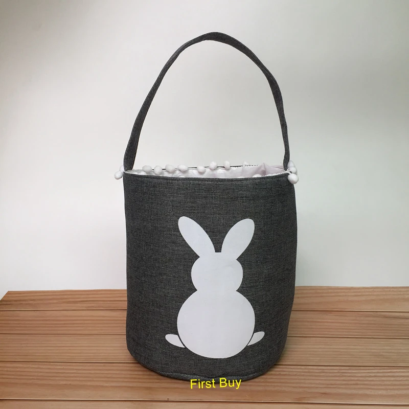 30 шт./лот монограмма персонализированная сублимационная Пасхальная корзина для