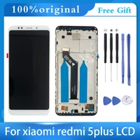 5 5 lcd for xiaomi redmi 5 plus lcd display digitizer frame 10 points touch screen lcd original replacement parts