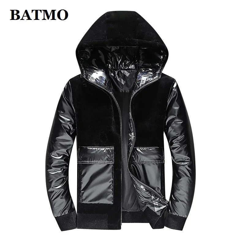 

Мужская куртка на белом утином пуху, с капюшоном