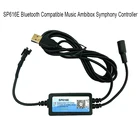 Bluetooth-совместимая музыкальная шкатулка SP616E, USB-монитор, компьютер, подсветильник ка, ПК, экран, бокс для Пиксельной подсветки DC5V WS2812B