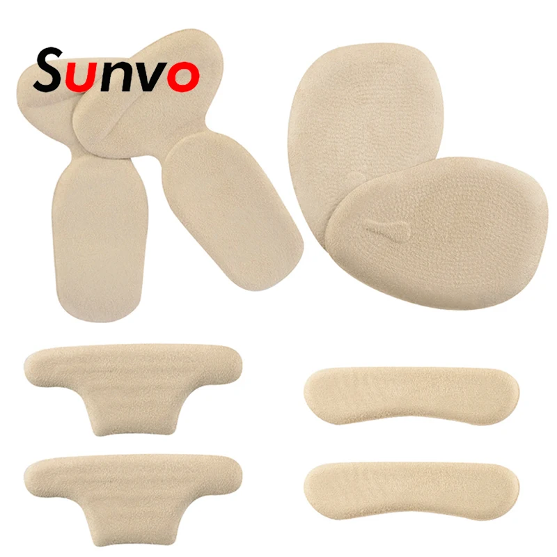 

4 Pairs High Heels Inserts for Women Heel Pads Forefoot Pad Sticker Protector Insoles T Shape Liner Grips Shoes Cushion Pad