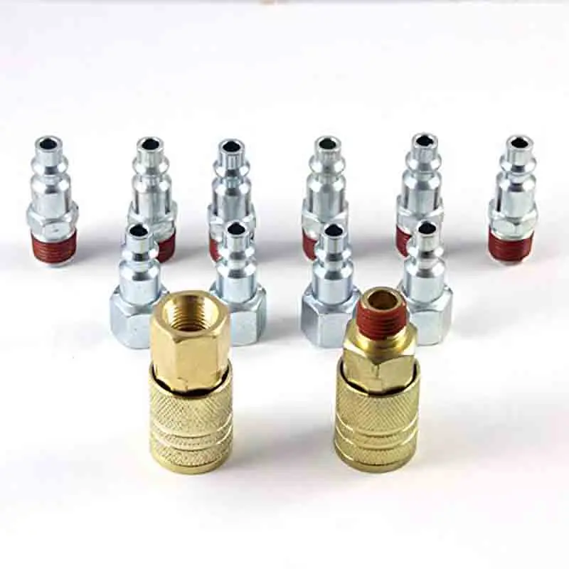 

12 шт., набор быстроразъемных соединителей 1/4 ''NPT
