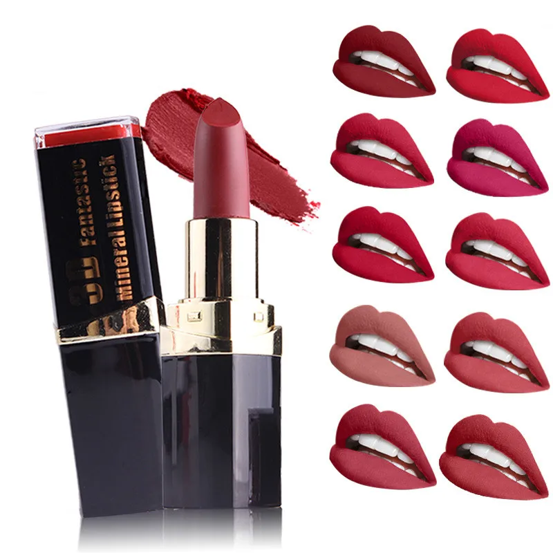 New Brand 24 Color Matte Lipstick Velvet Beauty Red Lips Batom Cosmetic Long-lasting Makeup Moisturizer |