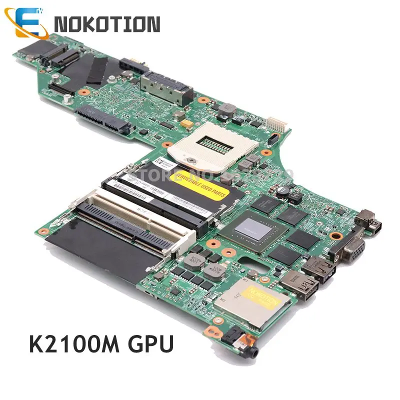 Материнская плата NOKOTION для ноутбука Lenovo Thinkpad W540 LKM 1 WS MB 48 4lo13. 021 FRU 04X5293 K2100M 04X5301 04X5333