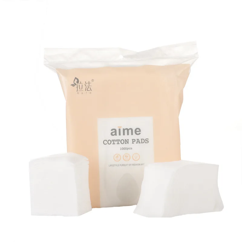 

1000pcs Soft Makeup Remover Cotton Sheet Thin Cotton Non-dandruff Cotton Pad Make Up Tool Cotton pad