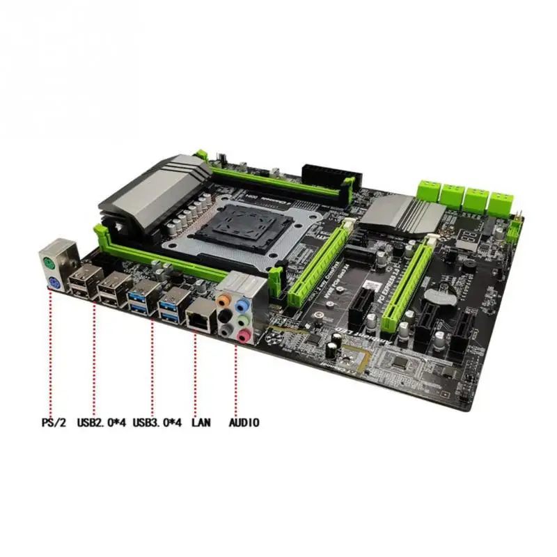 X99 LGA 2011 материнская плата для I3 I5 I7 Ксеон DDR4 с четырьмя каналами памяти 64 г ECC REG SATA 3