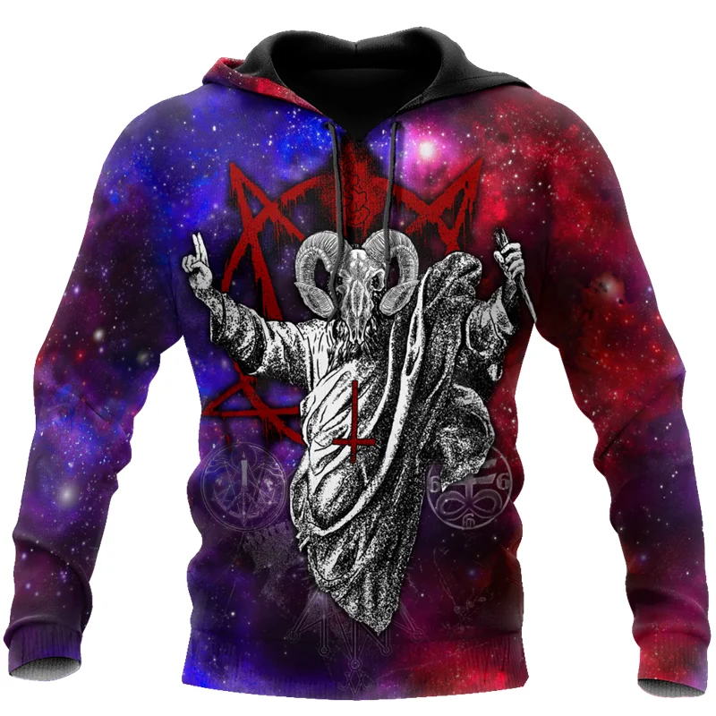 

Latest Galaxy demon 3D printed Hoodie autumn men's Unisex zipper Hoodie casual Street Sweatshirt