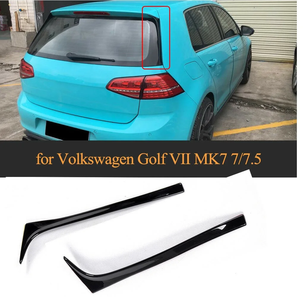 Глянцевый черный спойлер на заднее окно крыло губ для GOLF 7 VII MK7 TSI TDI|Спойлеры и