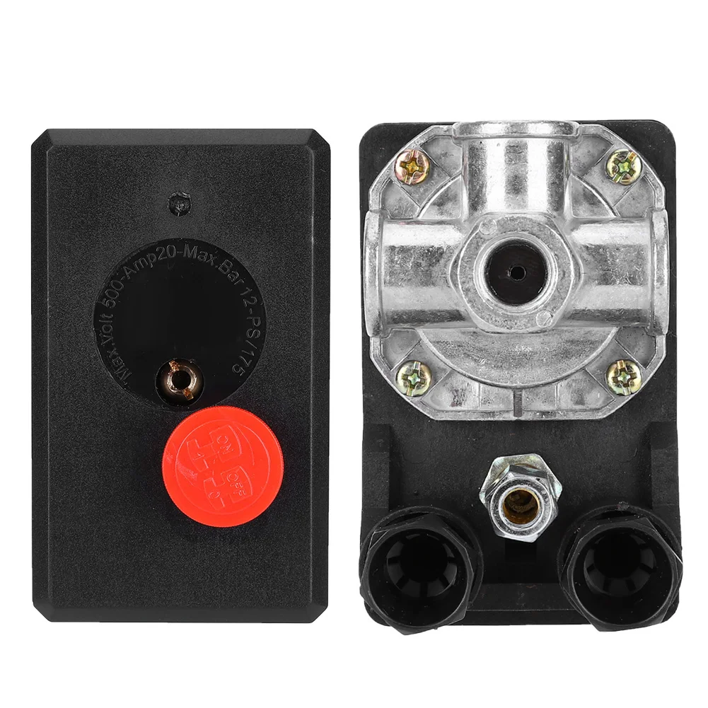 Автоматический переключатель пневматического давления Черный Вертикальный