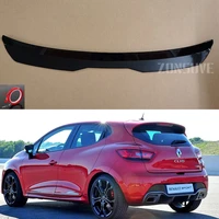 use for renault clio 2013 2018 year roof spoiler carbon fiber look accessories body kit factory style