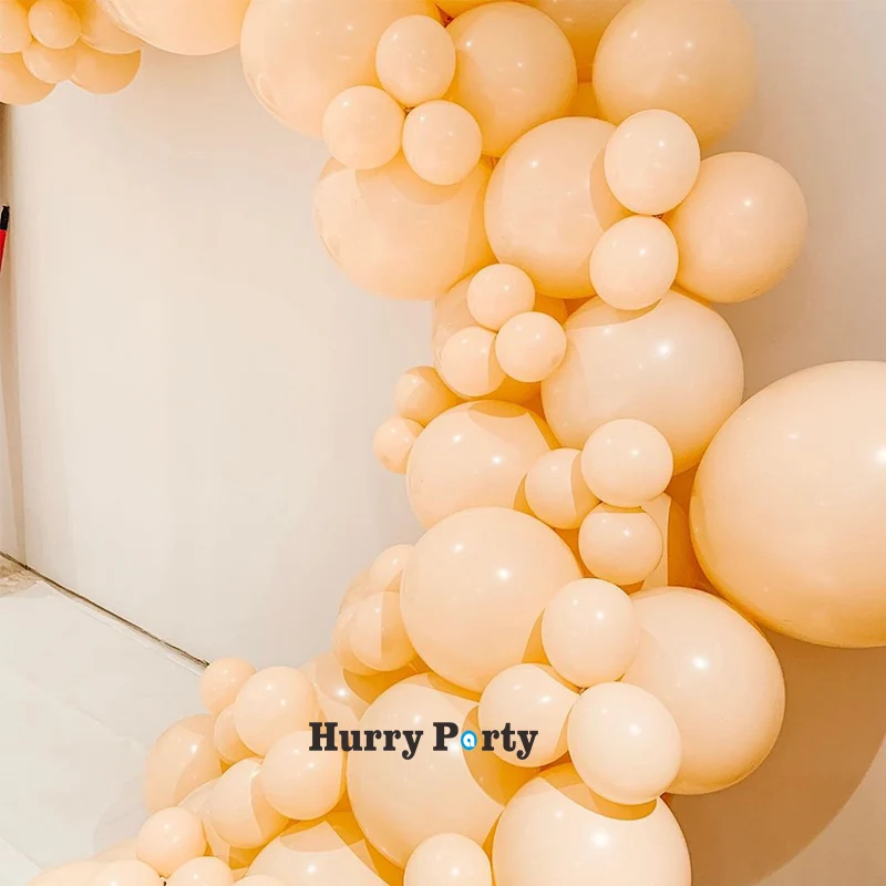 70 шт./компл. персиковый шар гирлянда арочный комплект свадебные шарики для