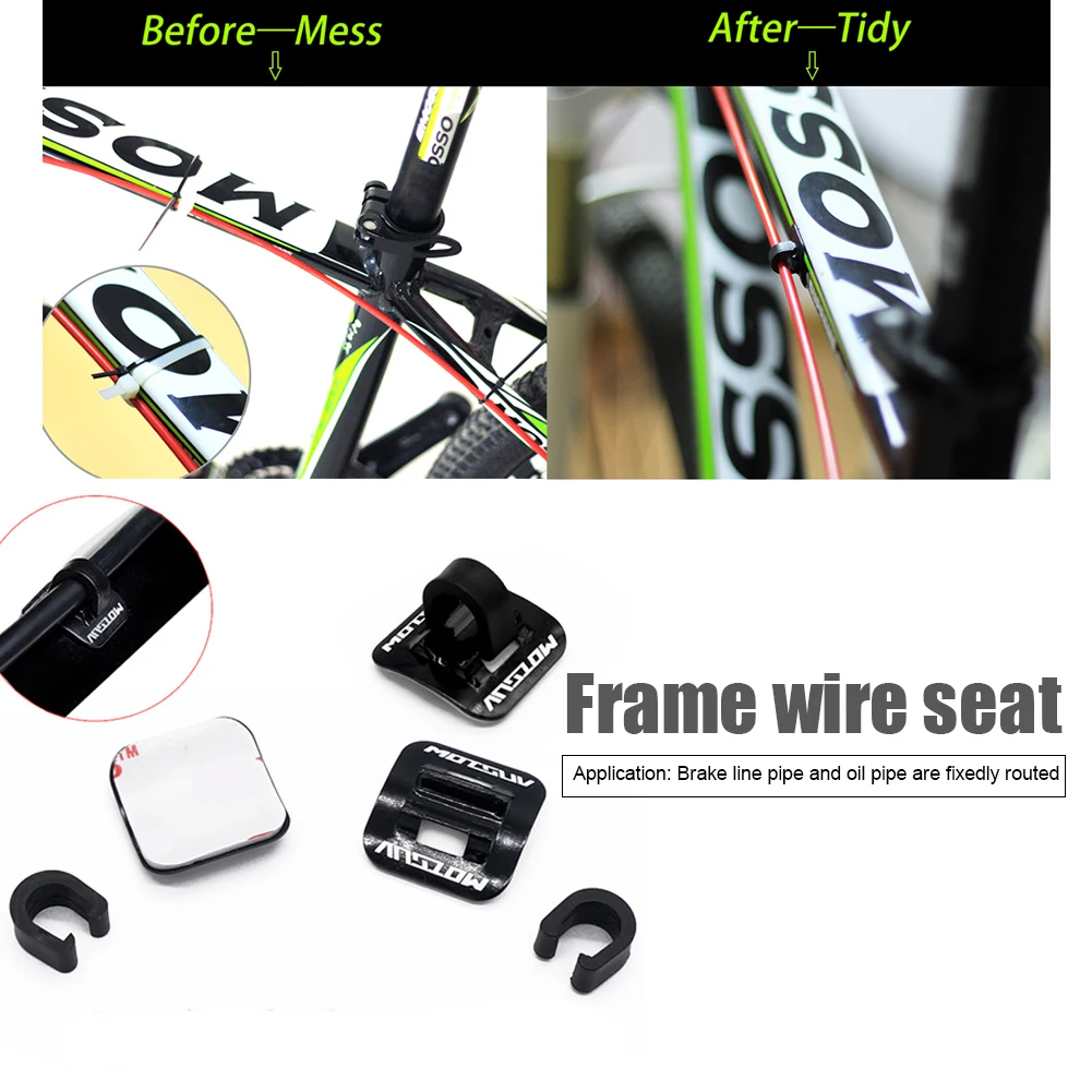 

Велосипедные кабели MOTSUV, корпус из алюминиевого сплава, велосипедная масляная трубка, фиксированные зажимы, C-образная направляющая для пер...