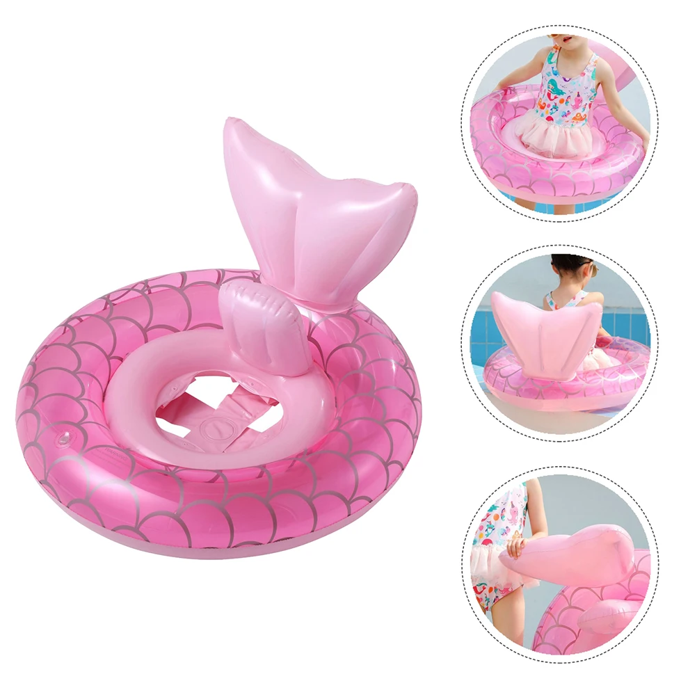 

1PC Chic Practical Stylish Adorable PVC Swim Ring Inflatable Swimming Ring for Kids