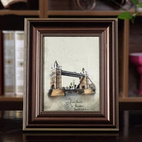 new american style photo frame living room decoration picture frames desktop photo picture frame vintage wedding birthday gift