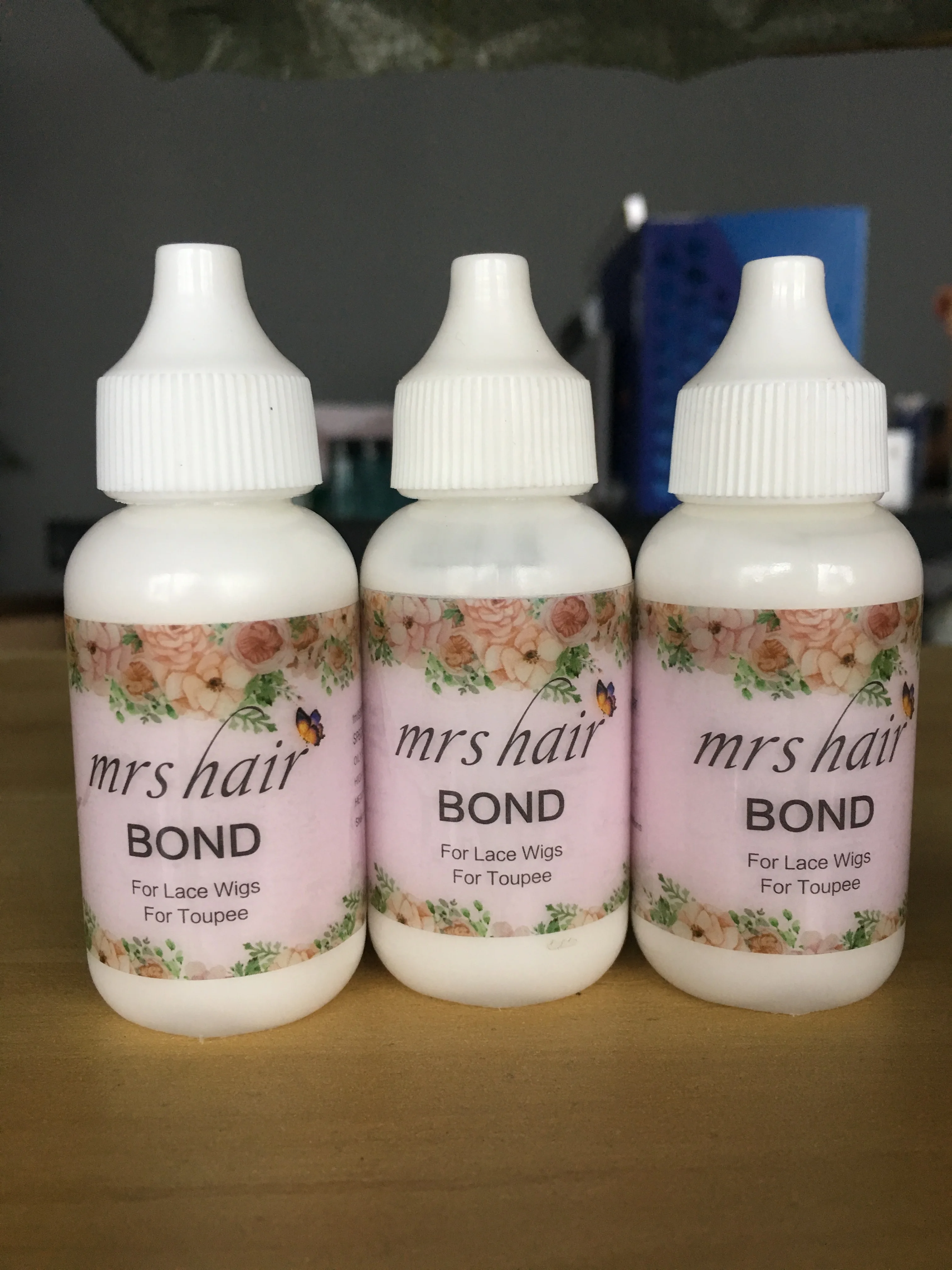 40ML Lace Wig Glue WaterProof Wig Bonding Glue Invisible Adhesive With 1 Bottle Remover For Lace Wig Adhesives Bobo Wig Bond