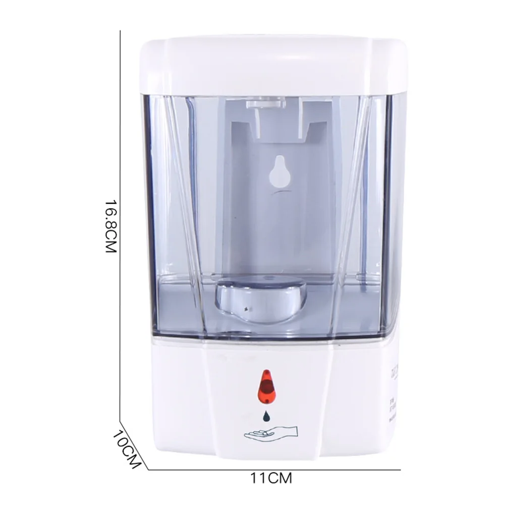 

700ml Capacity Automatic Soap Dispenser Touchless Sensor Hand Sanitizer Detergent Dispenser Wall Mounted For Bathroom Kitchen