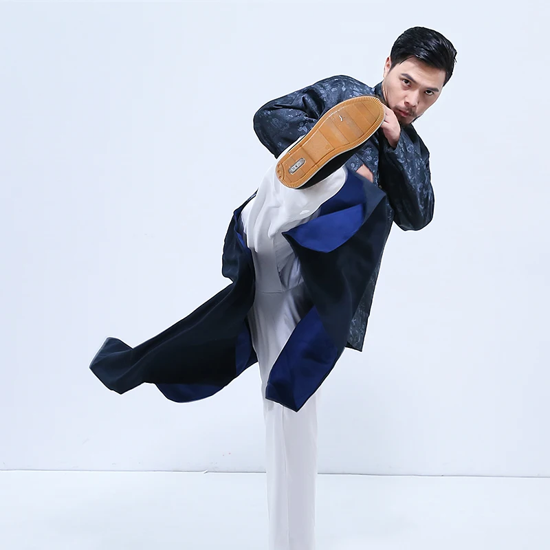 Новинка традиционное китайское платье костюм Человека кунг фу комплект одежды