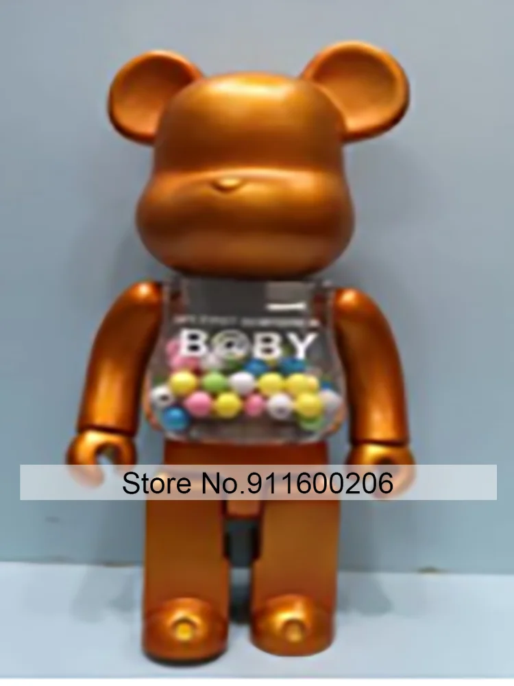 

Bearbricklys 28cm 400% Bear&bricklys Toy B@BY Blocks Bear Toy Action Toy Figures Garage Kits Dolls Kids Toys