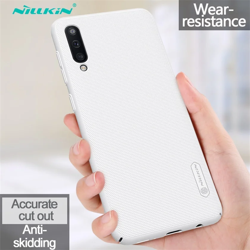 White Для samsung Galaxy A50 A50S A10 A20 A30 A30S A40 A60 A70 M40 чехол Nillkin жесткая Матовая защитная накладка на заднюю панель из поликарбоната для samsung A50 чехол - Цвет: White