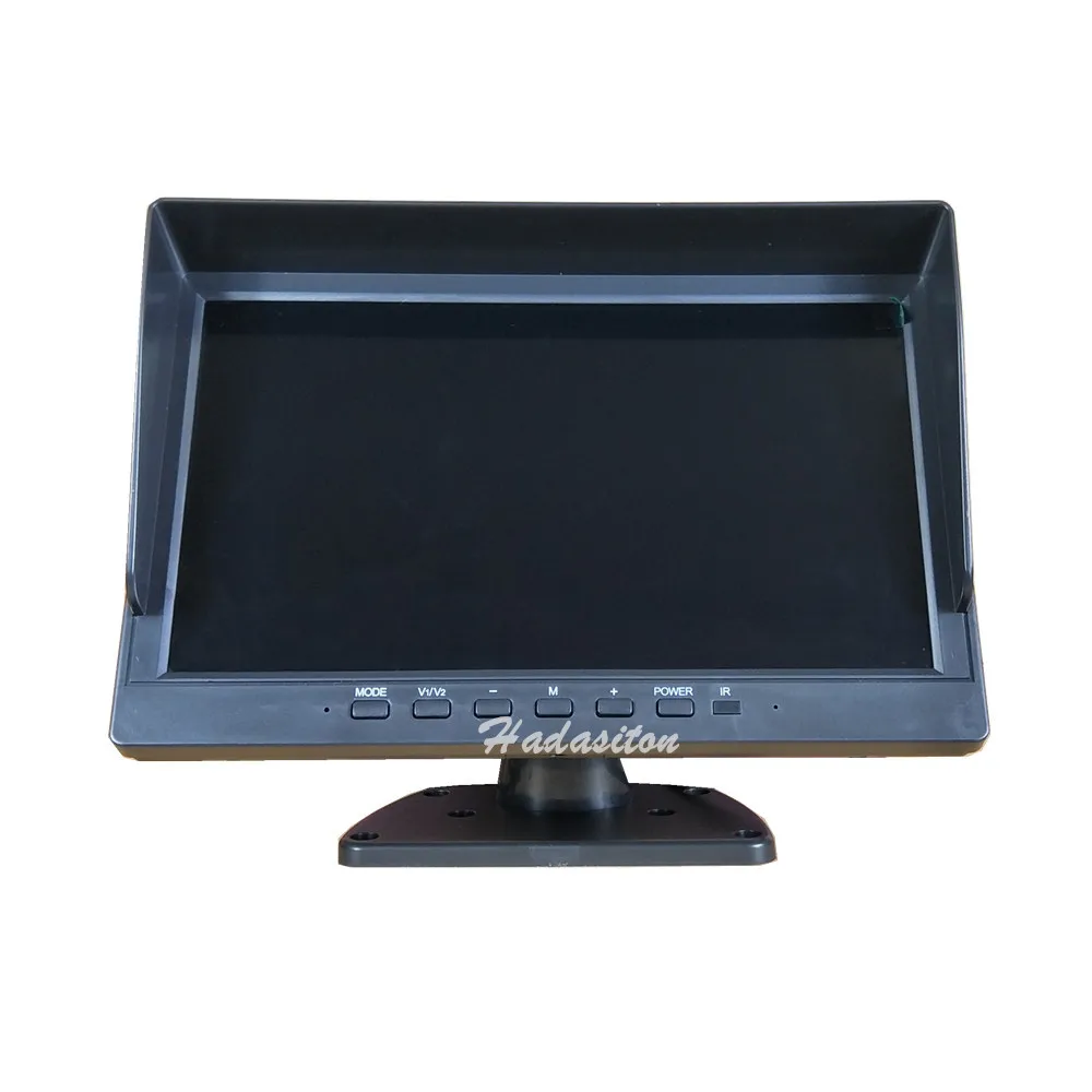 Новый 10 1 дюймовый IPS 2 раздельный экран 1024*600 AHD автомобильный монитор DVR
