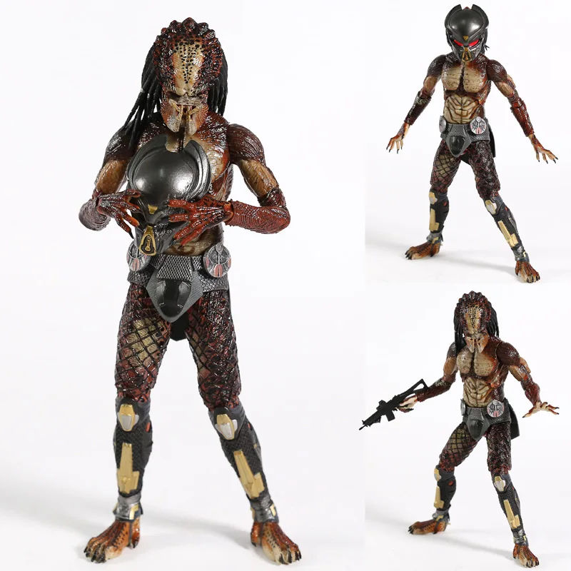 

NECA Predator Ultimate Lab Escape Fugitive Predator Action Figure Collectible Model Toy with Light-Up LED Mask