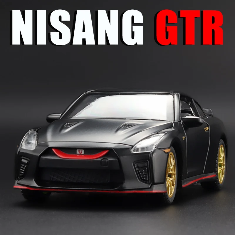 

1:32 Nissan Skyline Ares GTR R35 Литые и игрушечные автомобили, металлическая Игрушечная модель автомобиля, модель высокой симуляции, коллекция игрушек д...