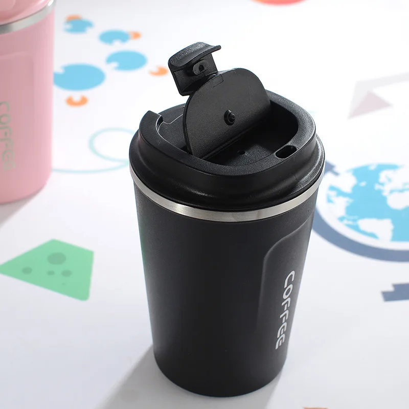 

380ml/510ml Stainless Steel Coffee Thermos Mug Portable Car Vacuum Flasks Travel Thermo Cup Water Bottler Thermocup For Gifts