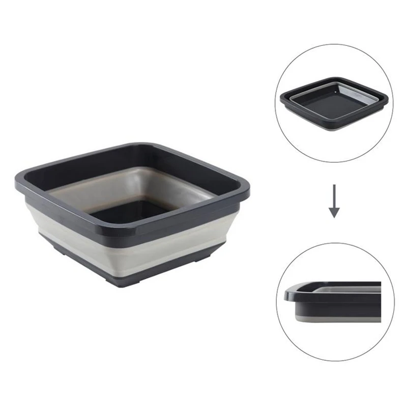 Складной умывальник выдвижной бытовой пены для мытья ног портативный утолщенный