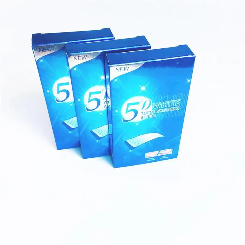 

New 5D Gel Teeth Whitening Strips White Tooth Dental kit Oral Hygiene Care Strip for false Teeth Veneers Dentist seks Whiten gel