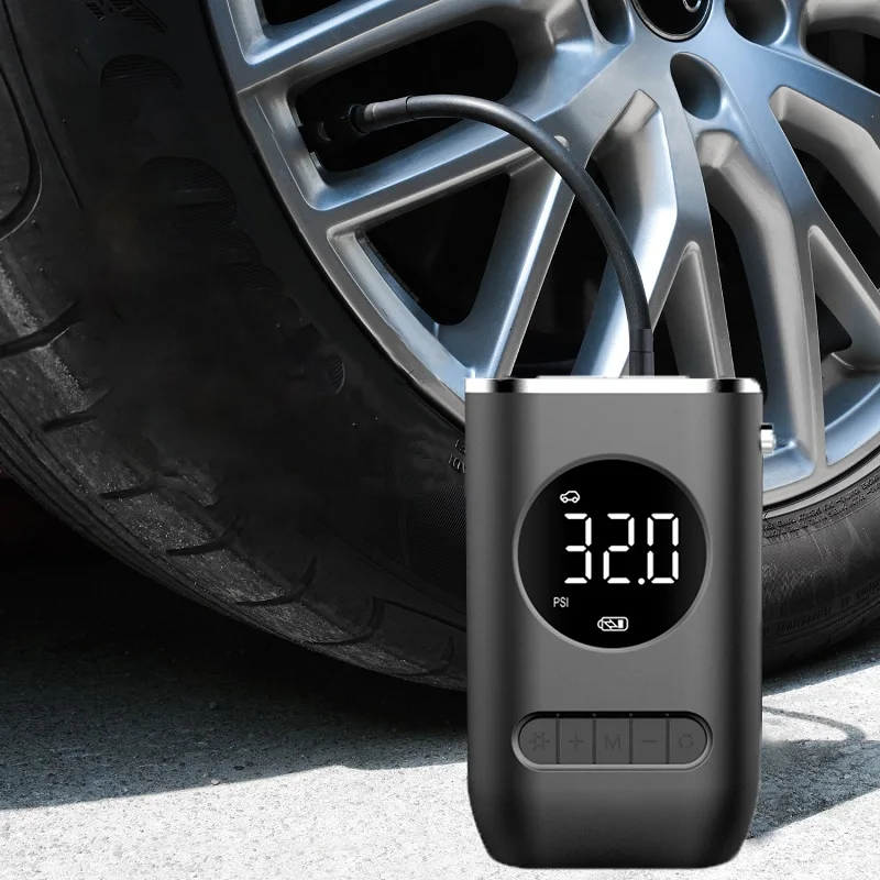 Mini Wireless Electric Inflator Pump Portable Smart Digital Air Compressor Tire Pressure Detection For Car Bike Motorcycle Balls |