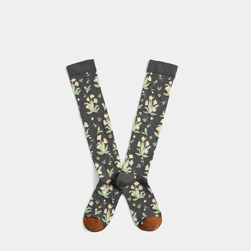 Instime 1 Pair New Style Knee High Designer Compression Socks Women Long Tube Streetwear Skateboard