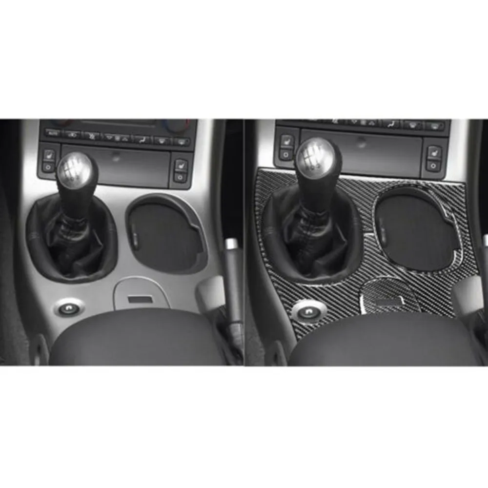

Auto Gear Shift Panel Cover Car Carbon Fiber Decoration Protect Trim Interior